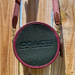 Coach Women's Colorblock Leather Kia Circle Bag - Green Multi